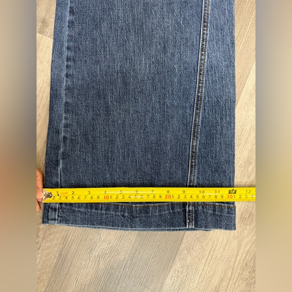Pilcro Blue Wide Leg Jeans - Picture 8 of 13